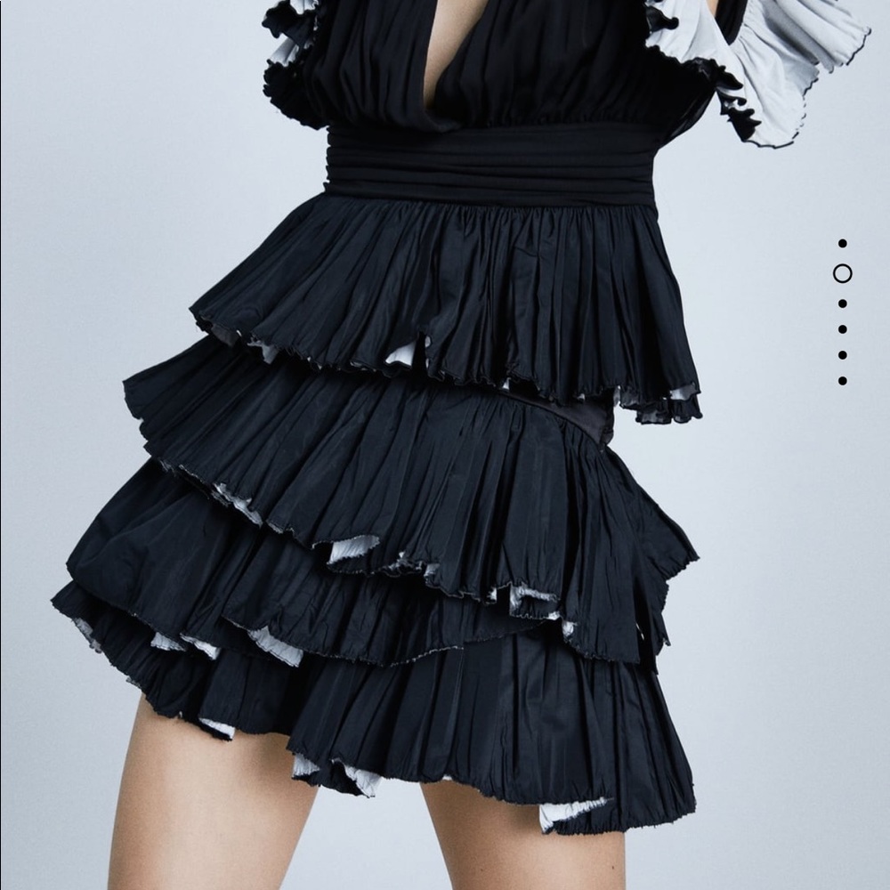 Zara ruffled skirt. Bloggers pick - Picture 2 of 4